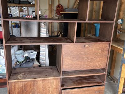 Wood shelving unit FREE