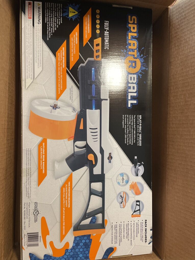 Splat-R-Ball SRB1200 Water Bead Blaster