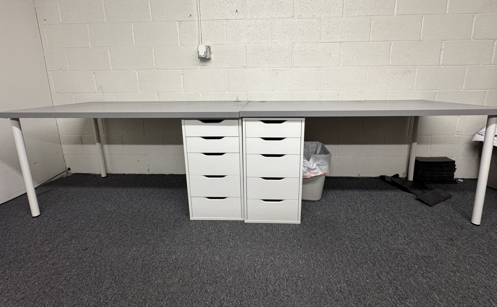 Large Gray Work / Craft Tables