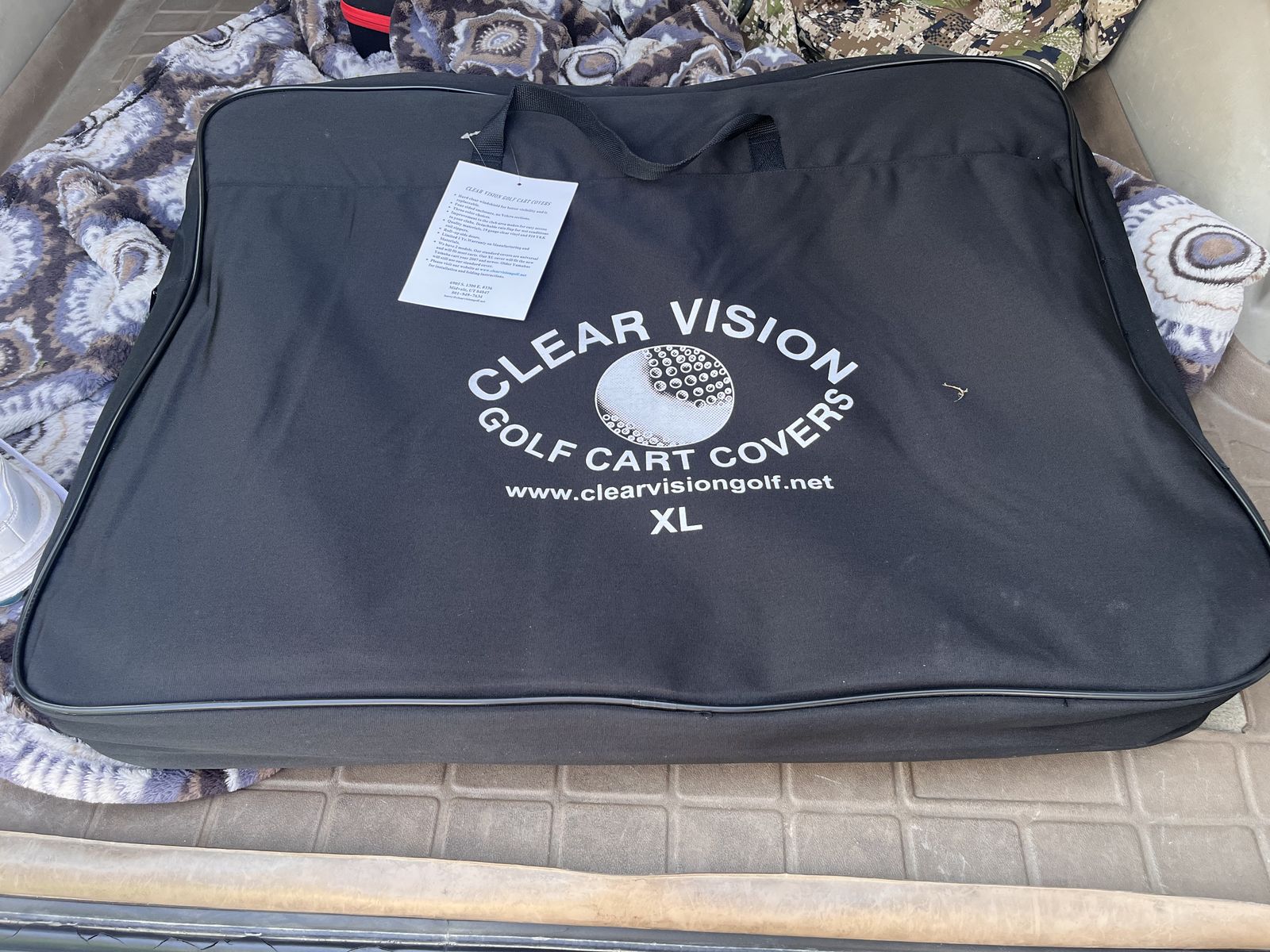 Clear Vision XL Golf Cart Cover