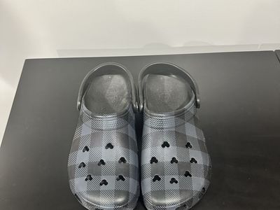 Limited Edition Disney Parks Crocs Buffalo Plaid Mickey - Women’s Size 10 - Lightly Used $50