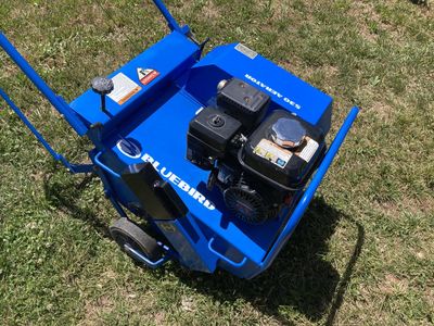 Like New Bluebird 530 Aerator with Easy Steer