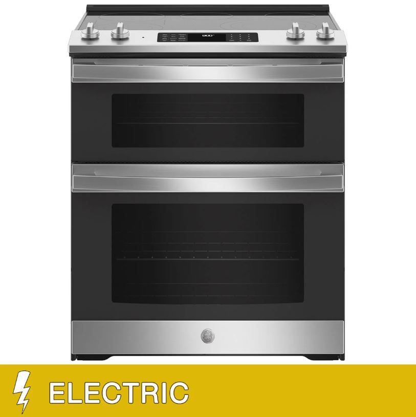 GE JSS86SPSS 30" 6.6 Cu. Ft. ELECRIC Double Oven Convection Range 1426804 #104813