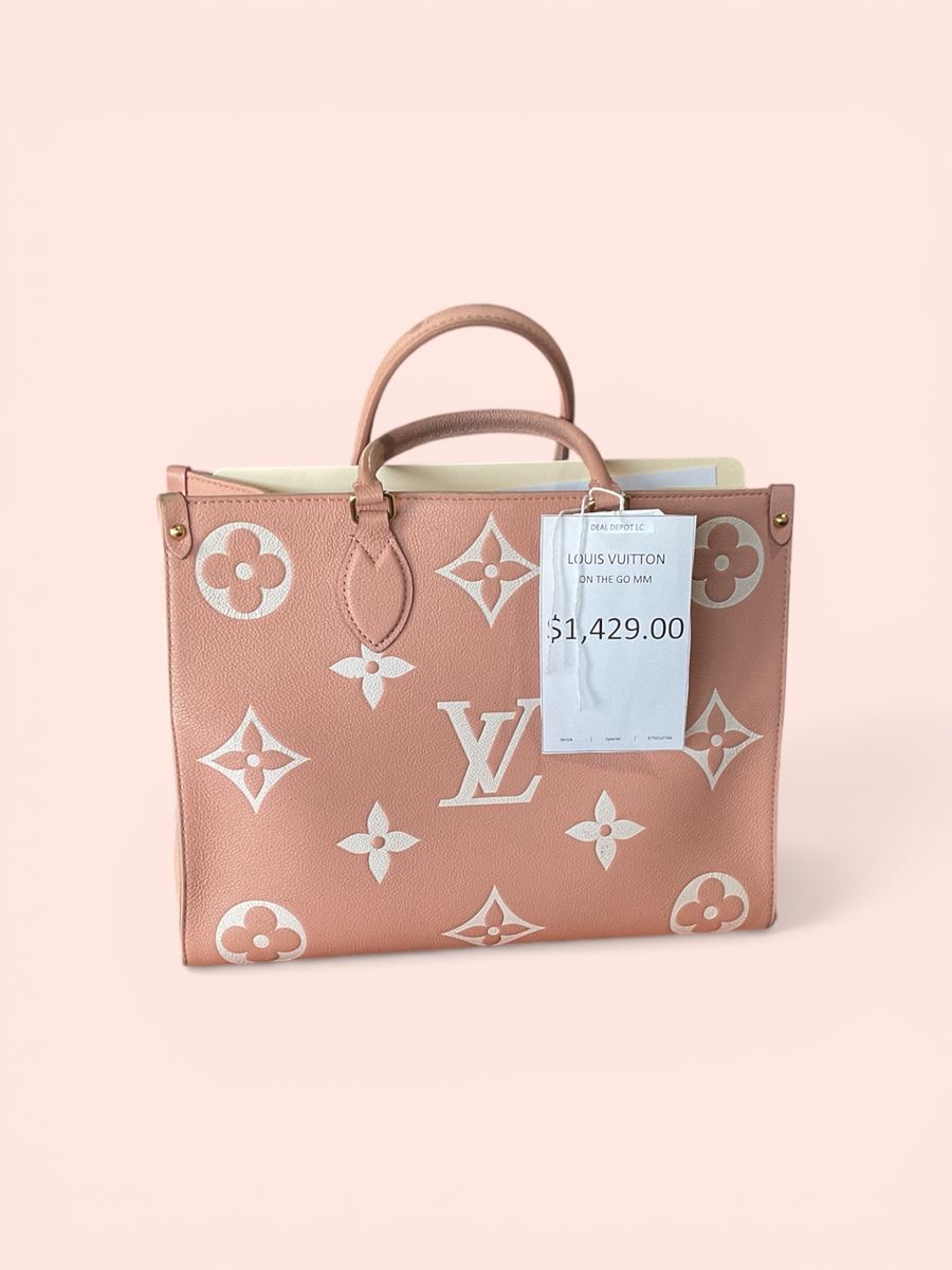 Louis Vuitton On The Go Pink Purse E75010766