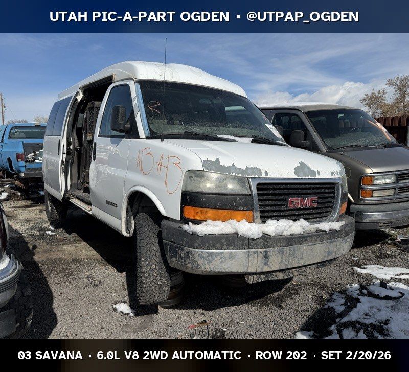 2003 GMC Savana Parts - UTPAP Ogden
