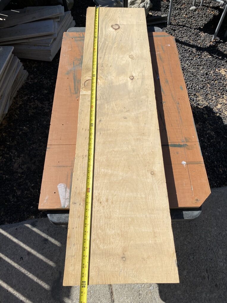 Spalted Pine Wood Slab Beetlekill