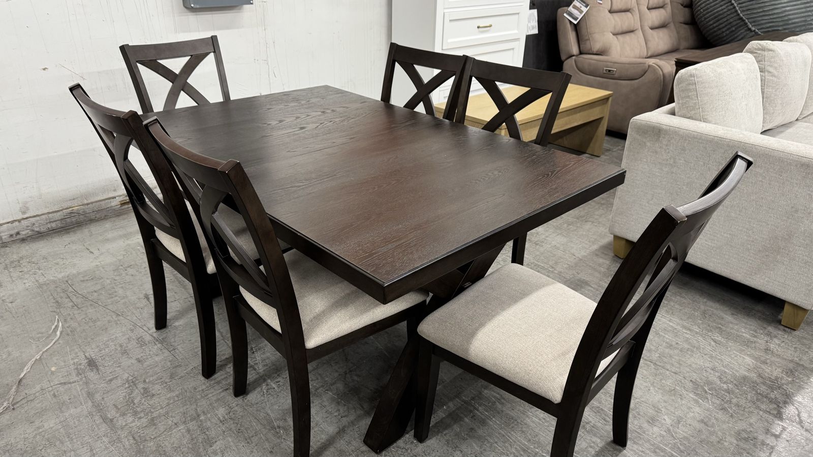 Kitchen Table Dining Set Chairs 7pc