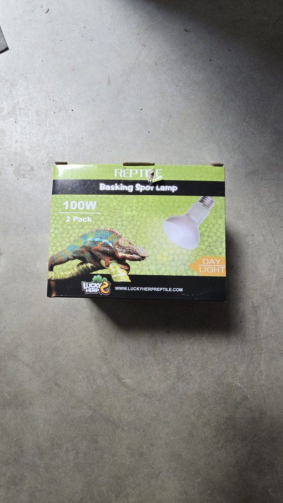 Reptile 100W Basking Spot Lamp - 2 Pack Daylight Bulbs for Reptile Enclosures