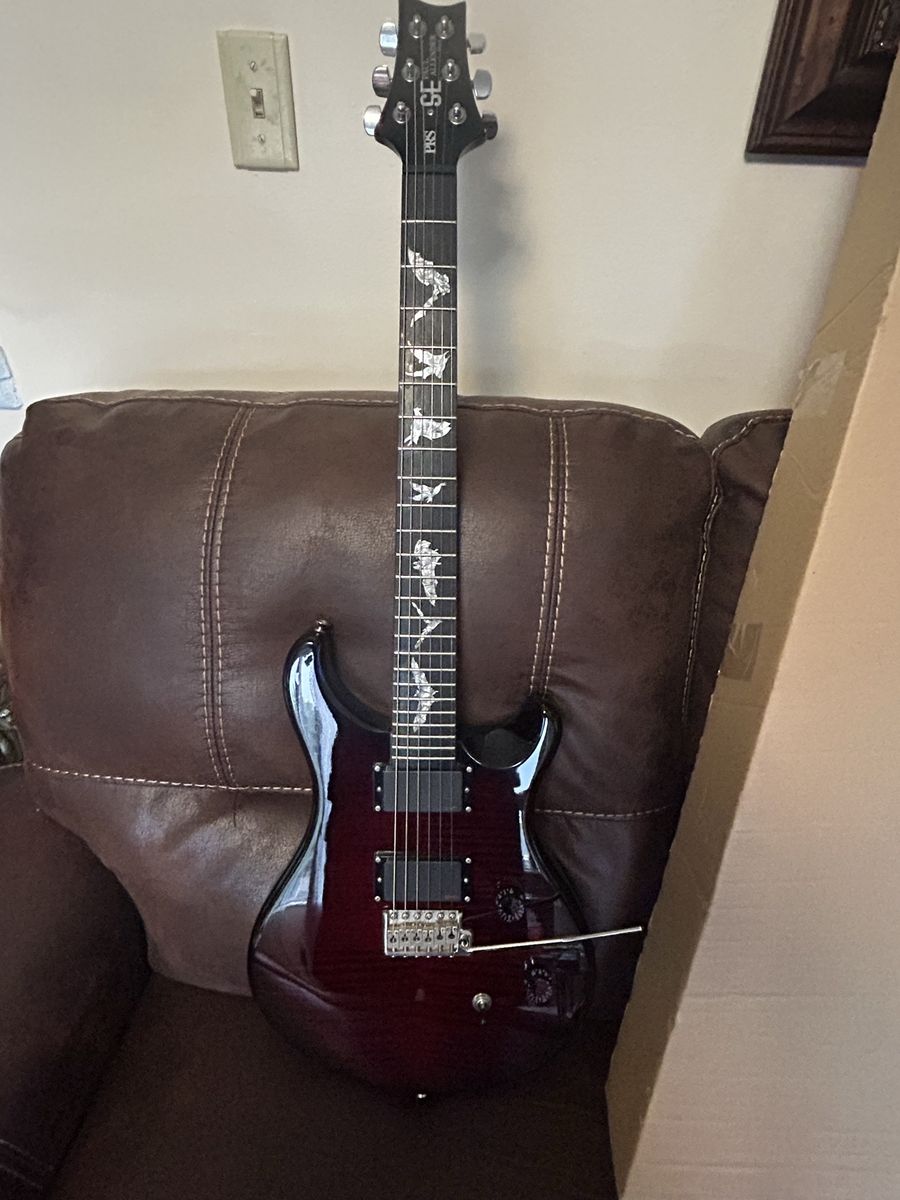 PRS SE Paul Reed Smith Paul Allender Scarlet Red Burst PASRB Electric Guitar
