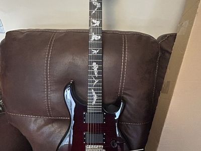 PRS SE Paul Reed Smith Paul Allender Scarlet Red Burst PASRB Electric Guitar