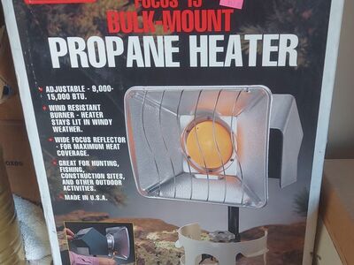 Coleman adjustable propane tank top heater