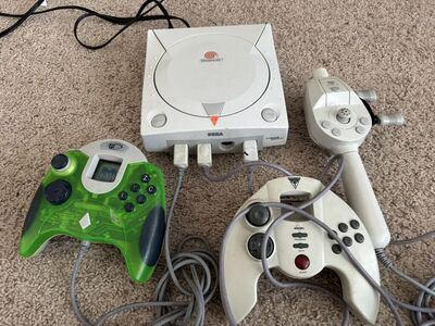 Dreamcast ConsoLe 3 Controller White Home Game