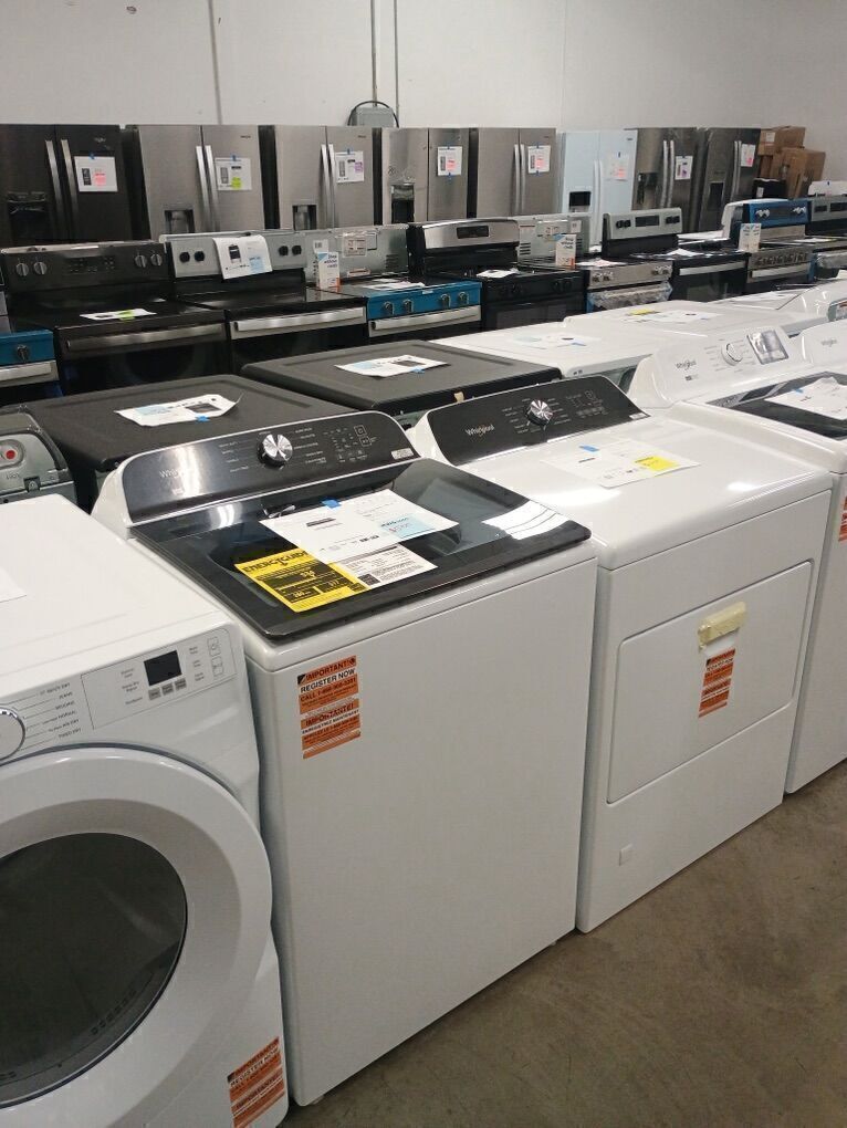 NEW WHIRLPOOL XL TOP LOAD LAUNDRY SET