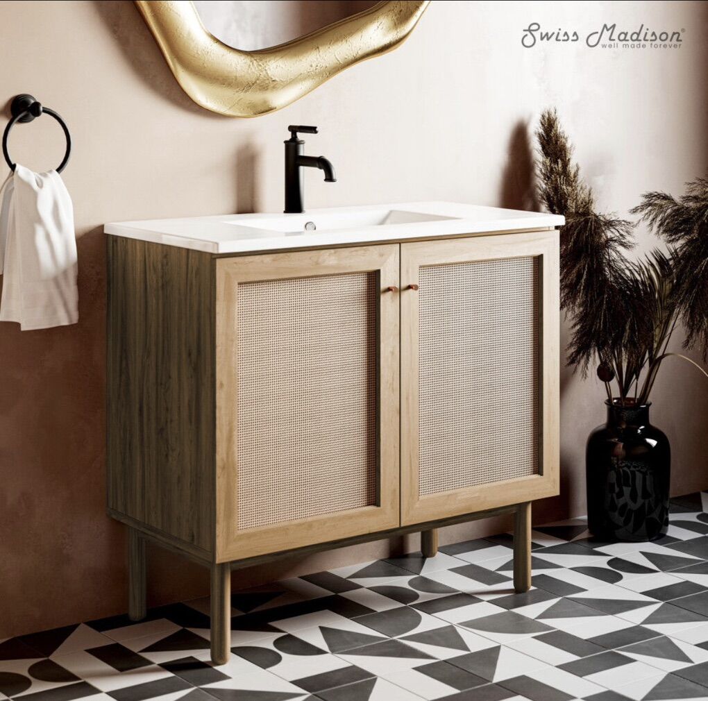 Swiss Madison 36 Inch Free Standing Vanity