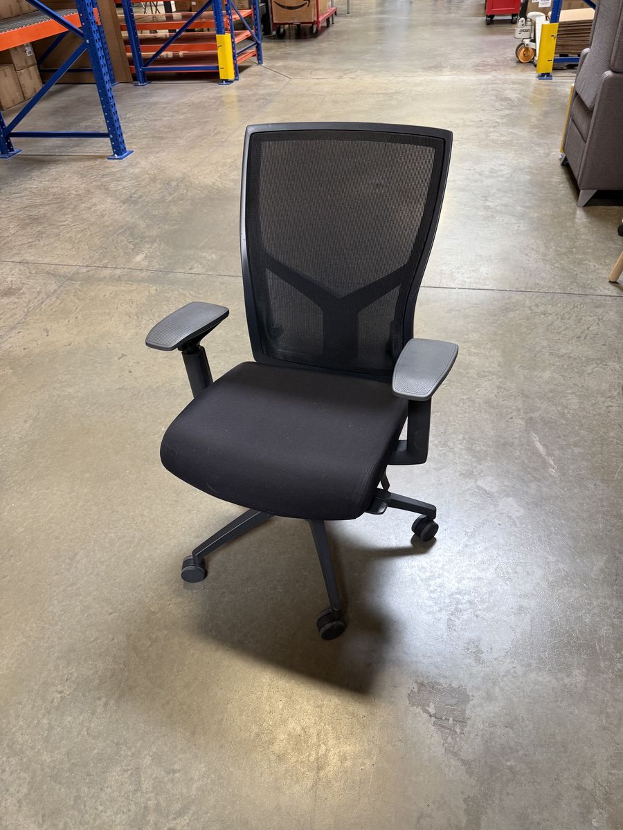 Rolling Desk Chair - Black