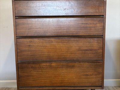 Modern Walnut Dresser