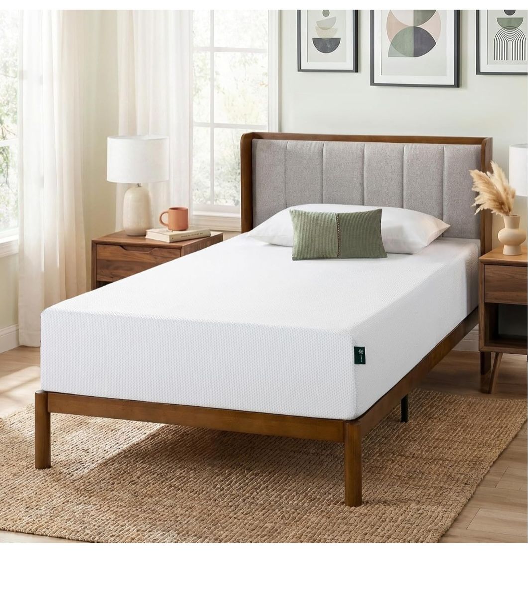 NEW Zinus Green Tea Memory Foam Twin Mattress 12"