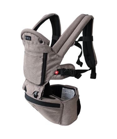 MiaMily HIPSTER Plus Baby/Child Carrier - Supportive Hip Seat, 6 Carry Positions, Built-in Storage