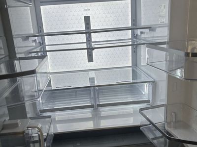 Large front door fridge, six years old