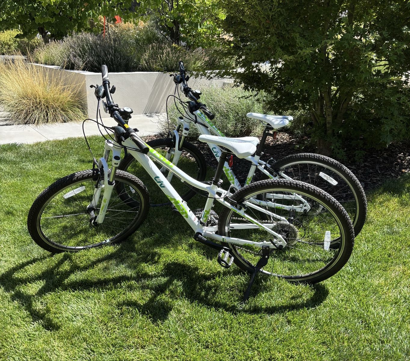 Two 26” Enchant Liv Mountain Bikes 