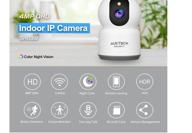 brand new in box 4MP Indoor Security Camera