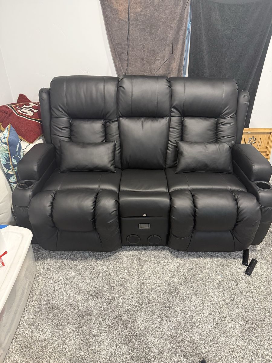 Loveseat recliner sofa