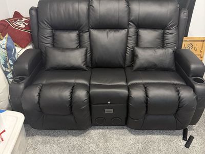 Loveseat recliner sofa