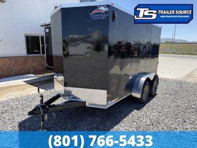 6x12 American Hauler Arrow Enclosed Cargo Trailer - 6'6" Interior - 7K GVWR - Ramp Door
