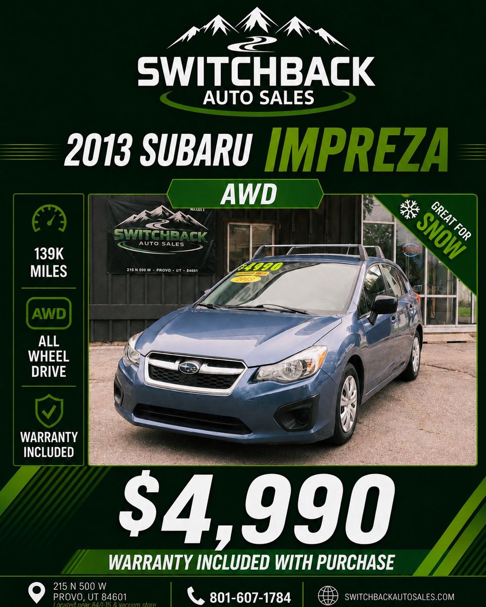 2013 Subaru Impreza 2.0i