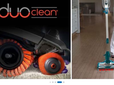 Shark DuoClean Corded Stick Vacuum Teal/Silver Multi-Surfaced