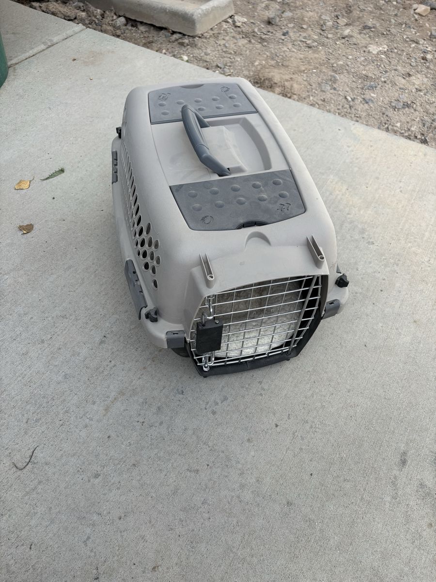 DSK Pet Taxi 19" DSDC Gray Pet Carrier Travel Crate