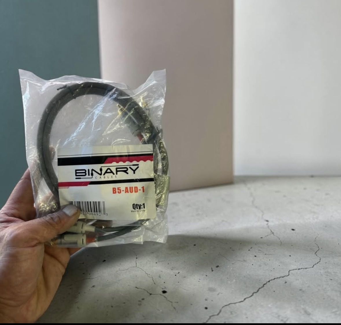 Binary Cables B5-AUD-1 Audio Cable New in Sealed Package