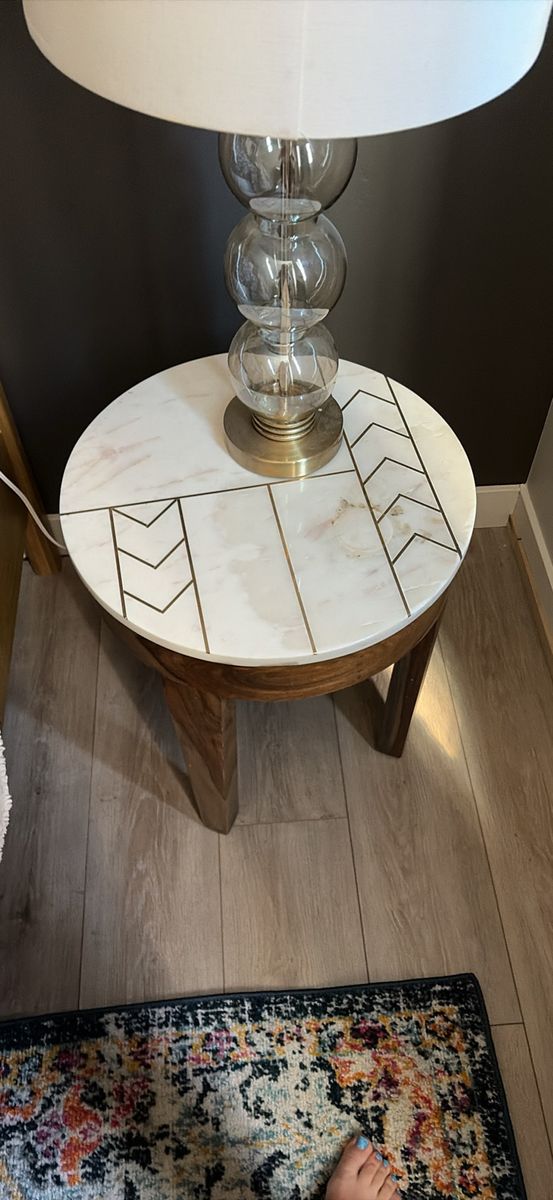 Marble side tables