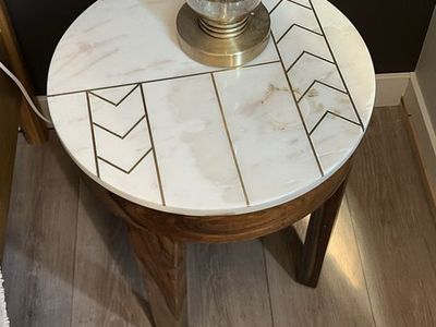 Marble side tables