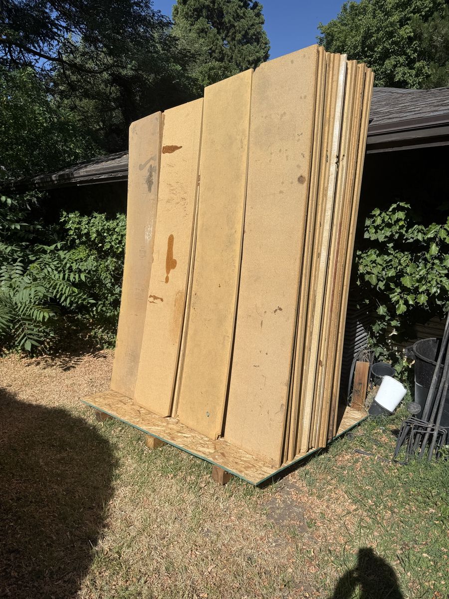 Underlayment Boards 18.5” x 95.5” x 3/4” — About 150 Available