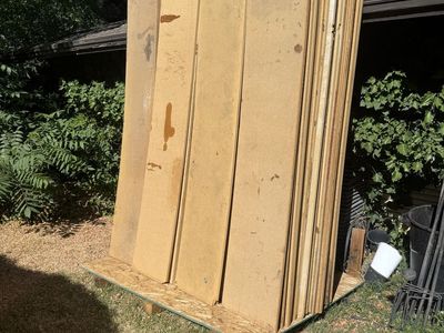 Underlayment Boards 18.5” x 95.5” x 3/4” — About 150 Available