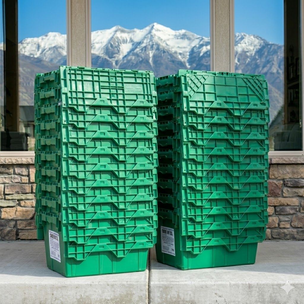 Rent Plastic Moving Boxes – Better & Faster Than Cardboard Boxes!