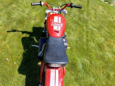 Coleman CT200U Trail Mini Bike - Red, Gas-Powered Off-Road Fun