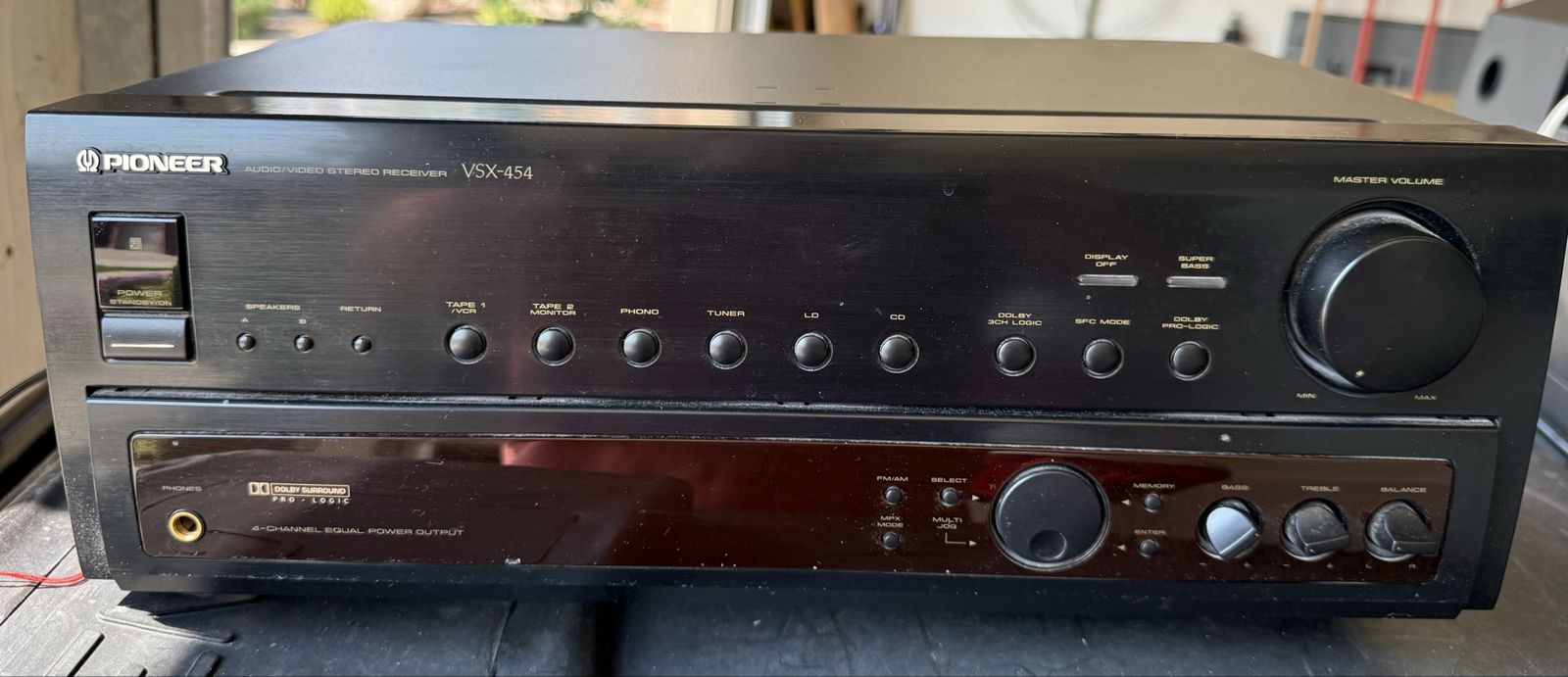 Pioneer VSX-454 Audio/Video Stereo Receiver Dolby Surround Pro Logic