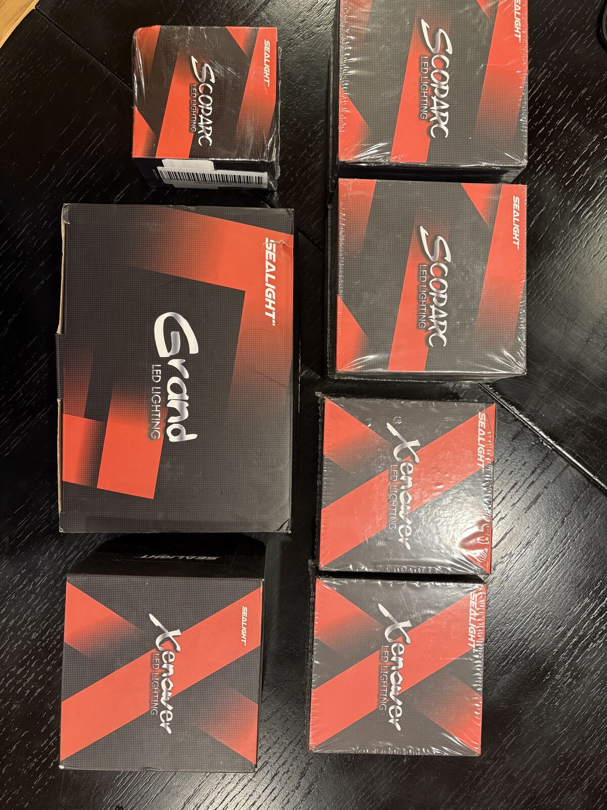 LED headlights and fog lights