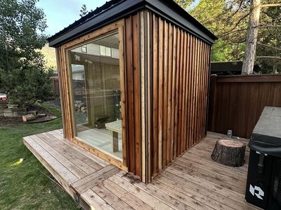 Built-In, Indoor, Outdoor Fully insulated custom saunas!!!!!