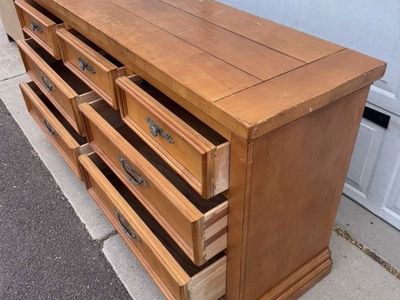 Solid wood dresser