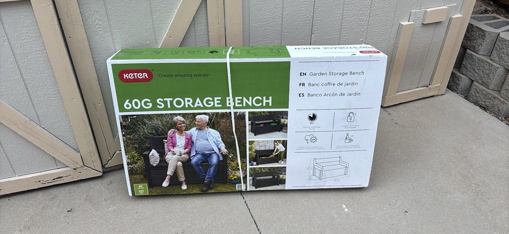 New Storage Box Bench