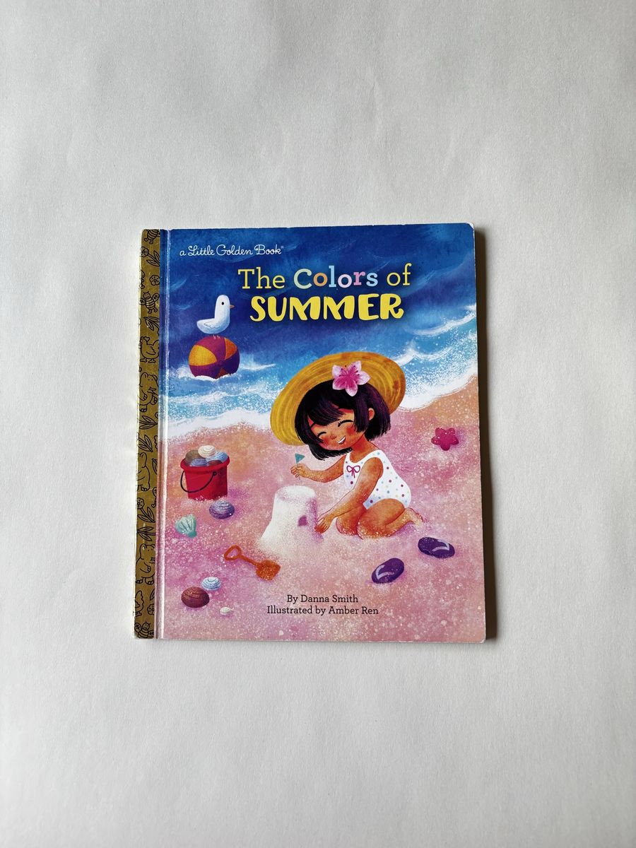 The Colors of Summer Little Golden Book by Danna Smith, Illustrated by Amber Ren, Children's Picture Book