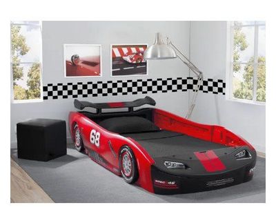 Race car twin bed frame