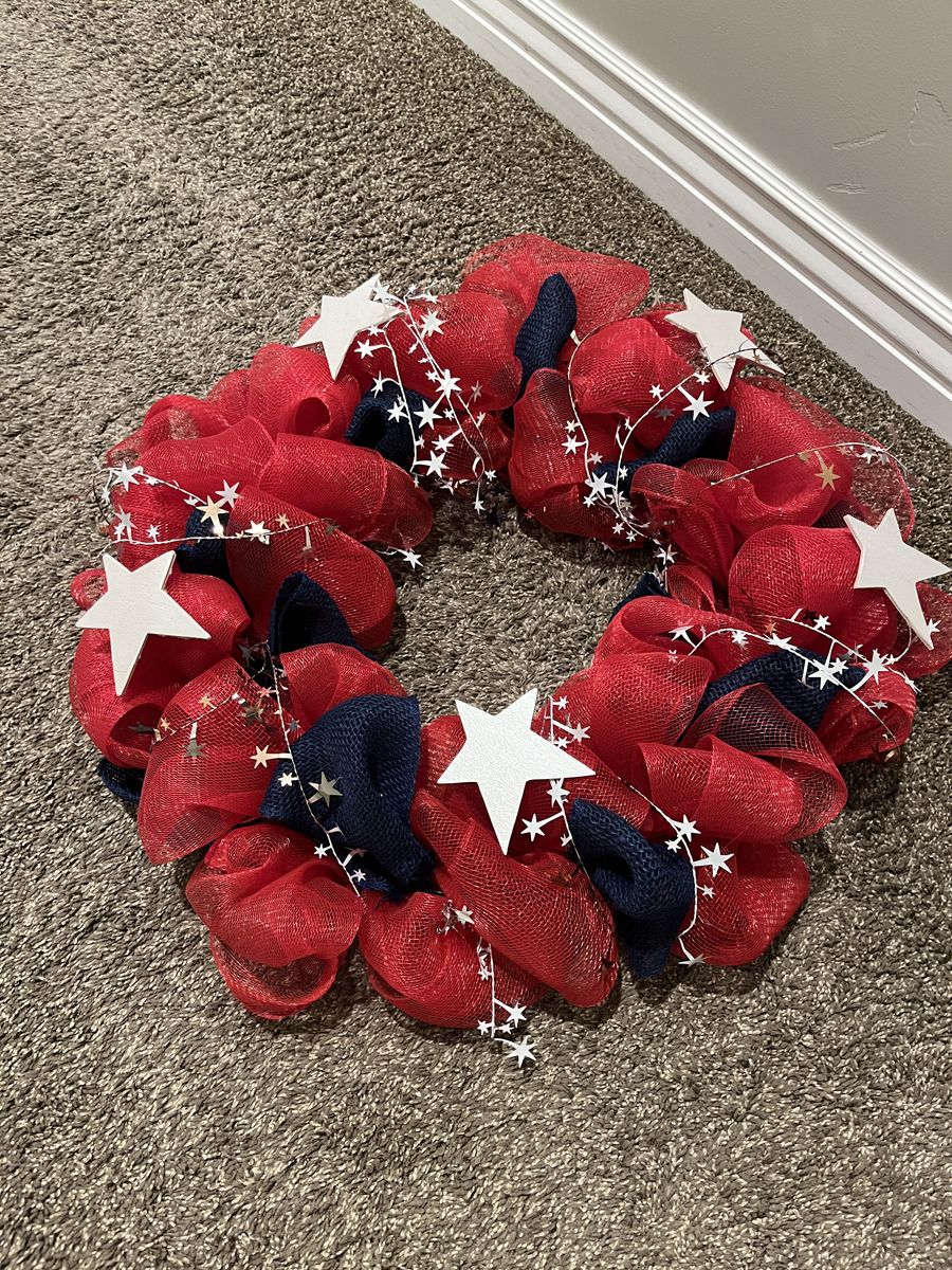 4th of July/ Patriotic Wreath