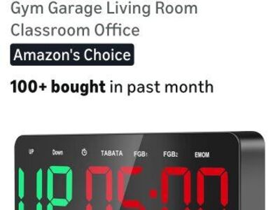 New in Box! Large Size Gym Timer