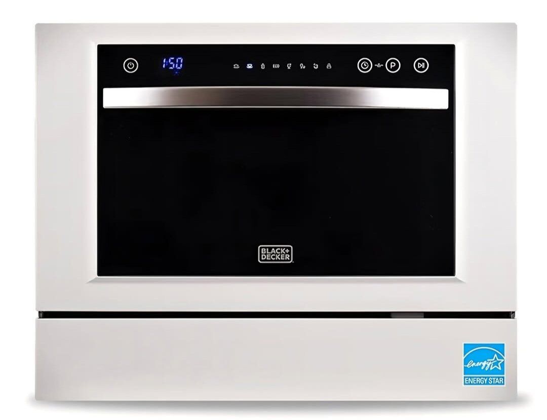 Countertop Dishwasher BLACK+DECKER BCD6W 6 Place