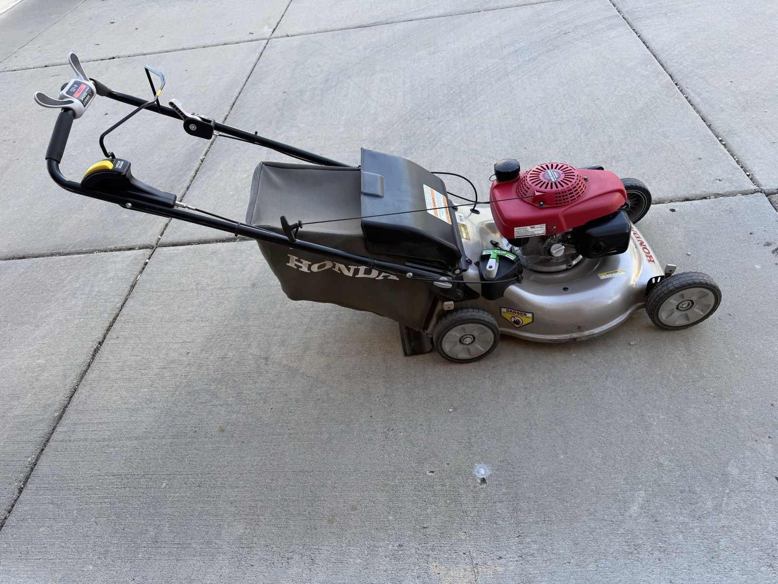 Honda -self propelled gas lawn mower