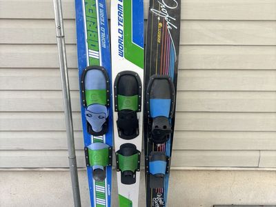 O'Brien Slalom Water Skis - World Team II & Profile Express Set of 3